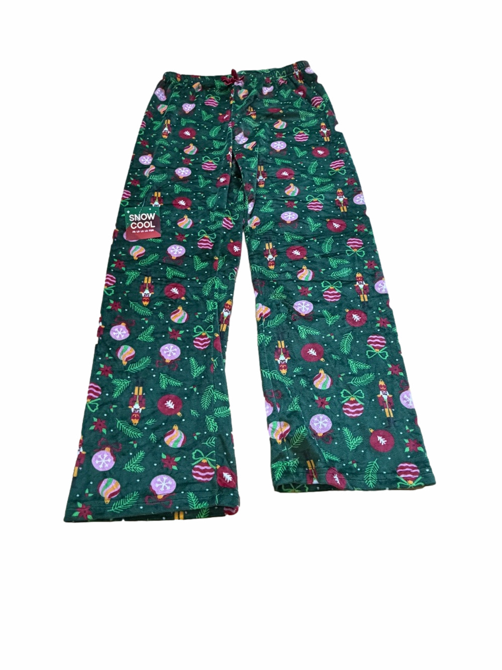 BNWT Snow Cool Kids Green Holiday Pajama Pants